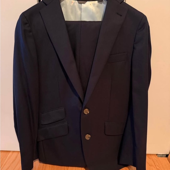 INDOCHINO custom dark navy blue Men's 2pc Suit
